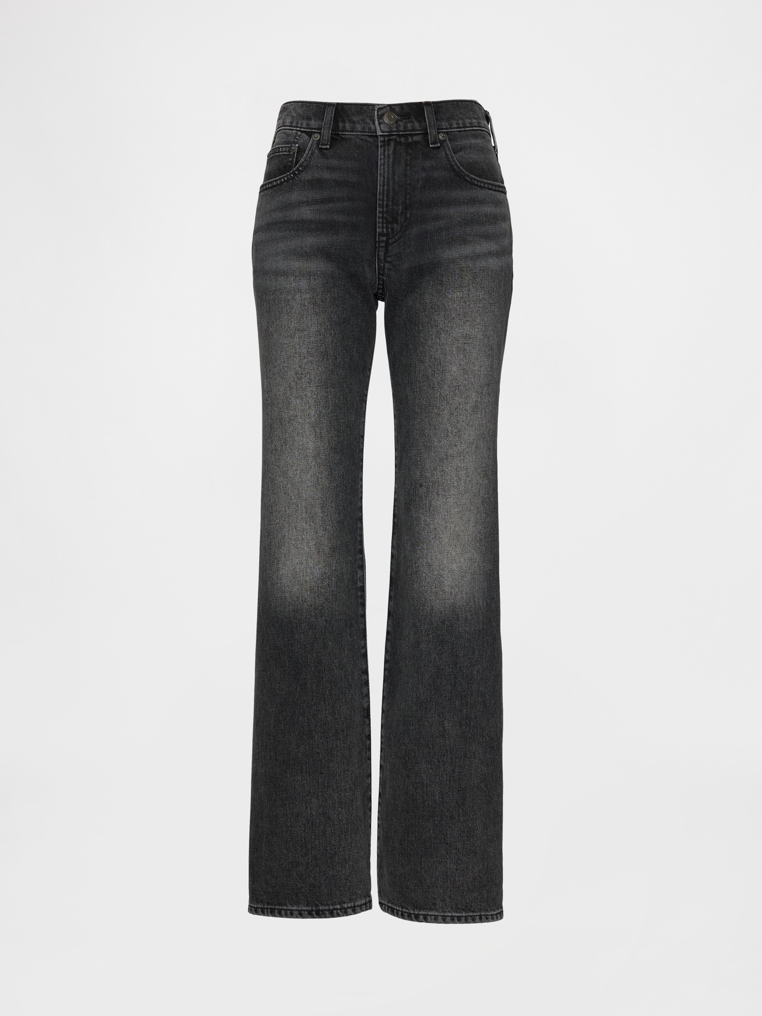 Женские джинсы Gap Mid Rise Rigid Relaxed Flare Jeans — фото 5