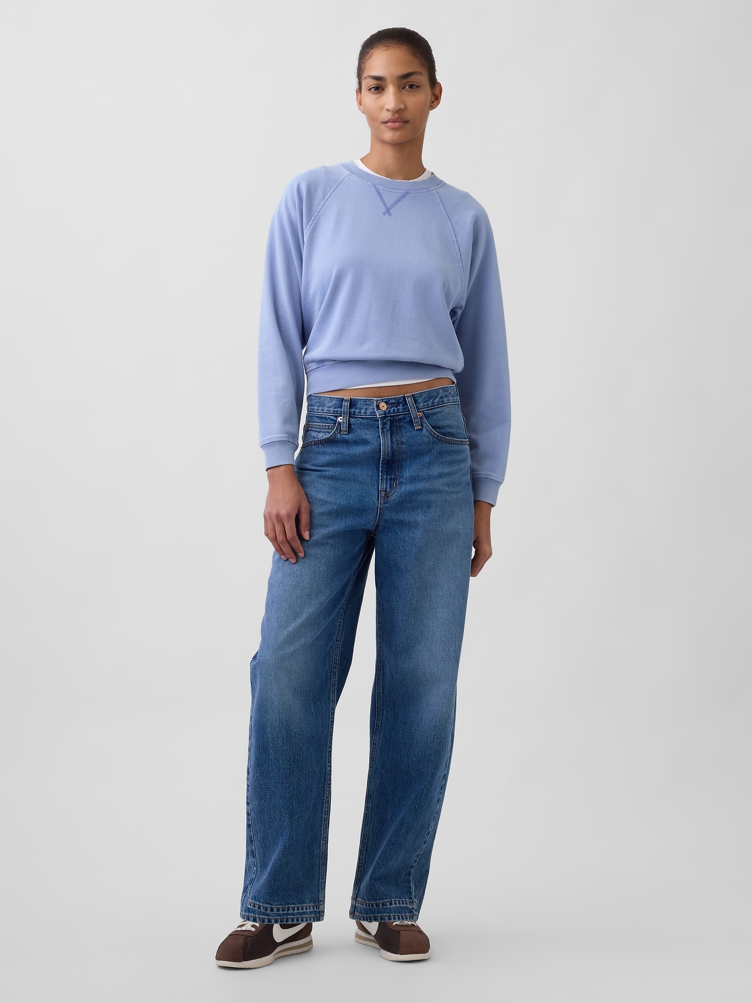 French Terry Raglan Sweatshirt