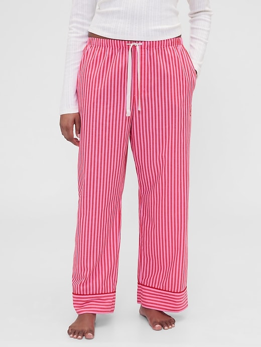 Image number 2 showing, Gap × Summer Fridays Relaxed Poplin Stripe PJ Pants