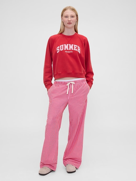 Image number 3 showing, Gap × Summer Fridays Oversized Raglan Logo Sweatshirt