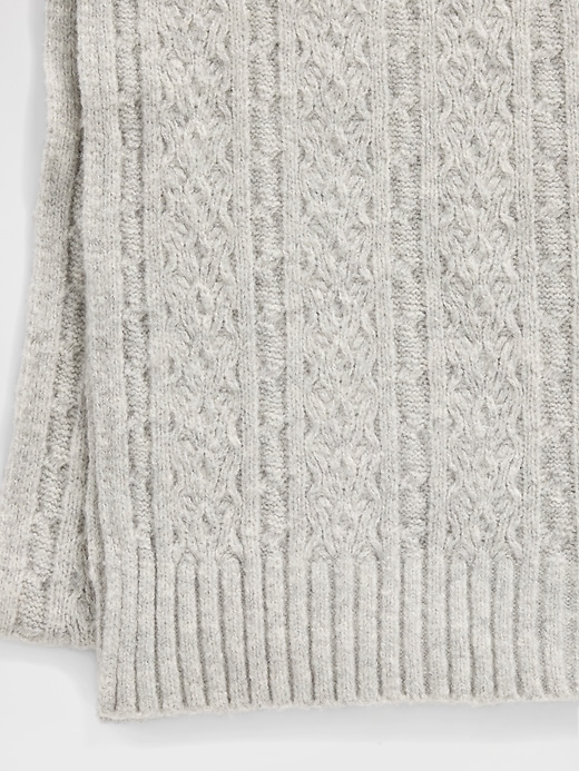 Image number 3 showing, CashSoft Cable-Knit Scarf