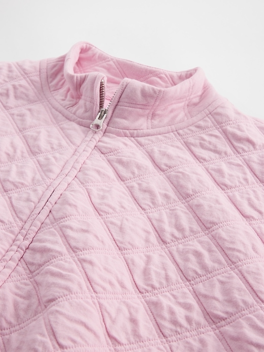 Image number 5 showing, Kids Oversized Quilted Zip Jacket