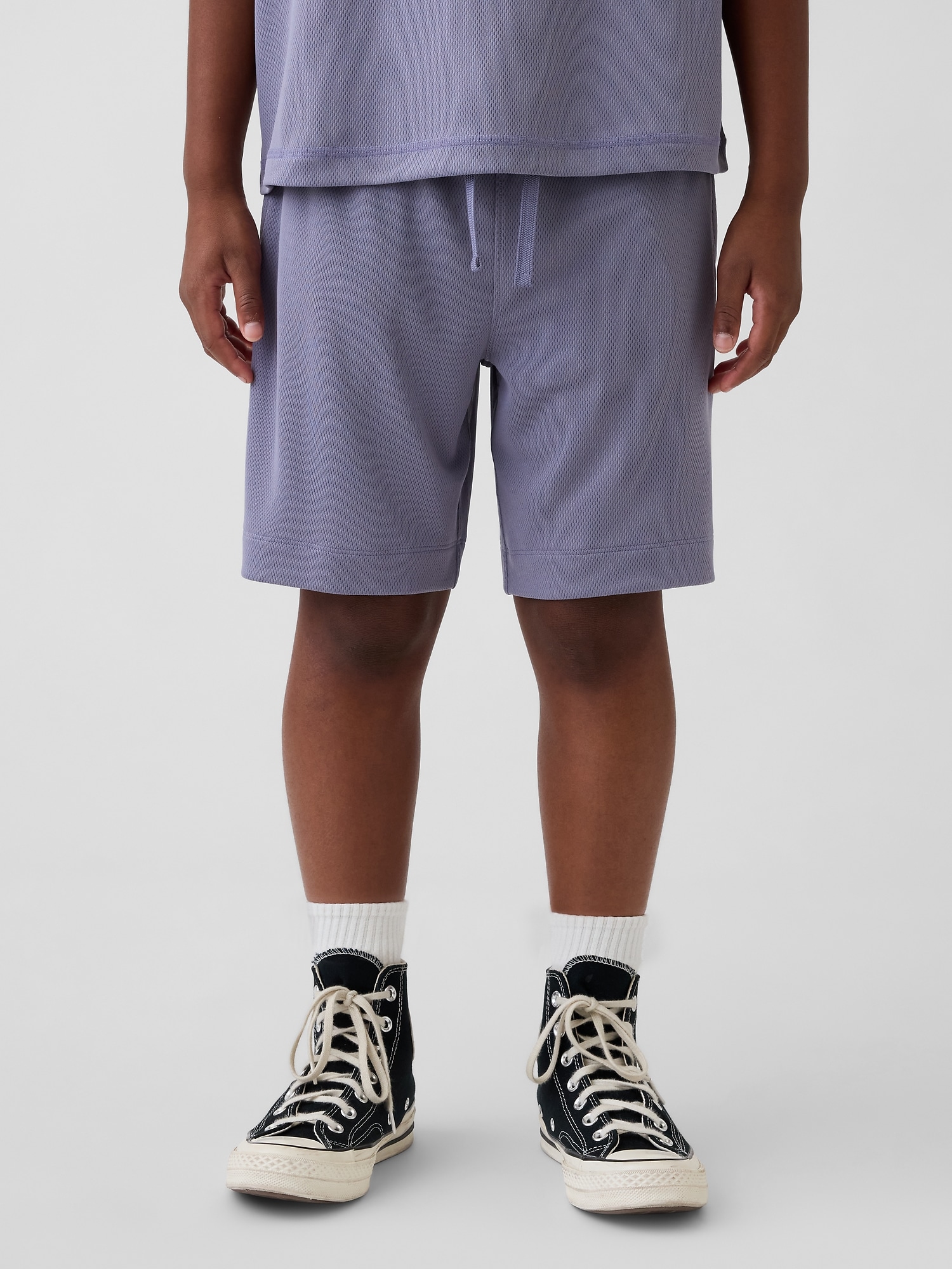Kids GapFit Tech Recycled Mesh Shorts