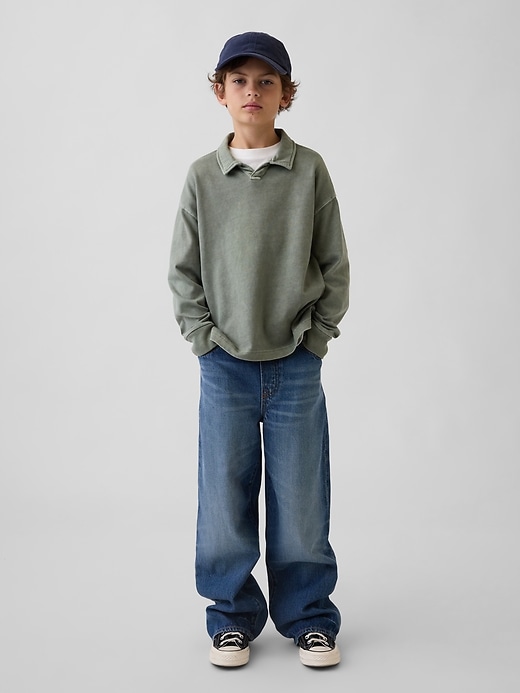 Image number 4 showing, Kids Relaxed Washed Polo Shirt