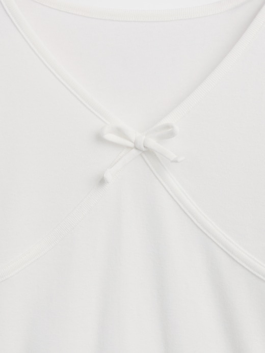 Kids Cross Front Bow T-Shirt