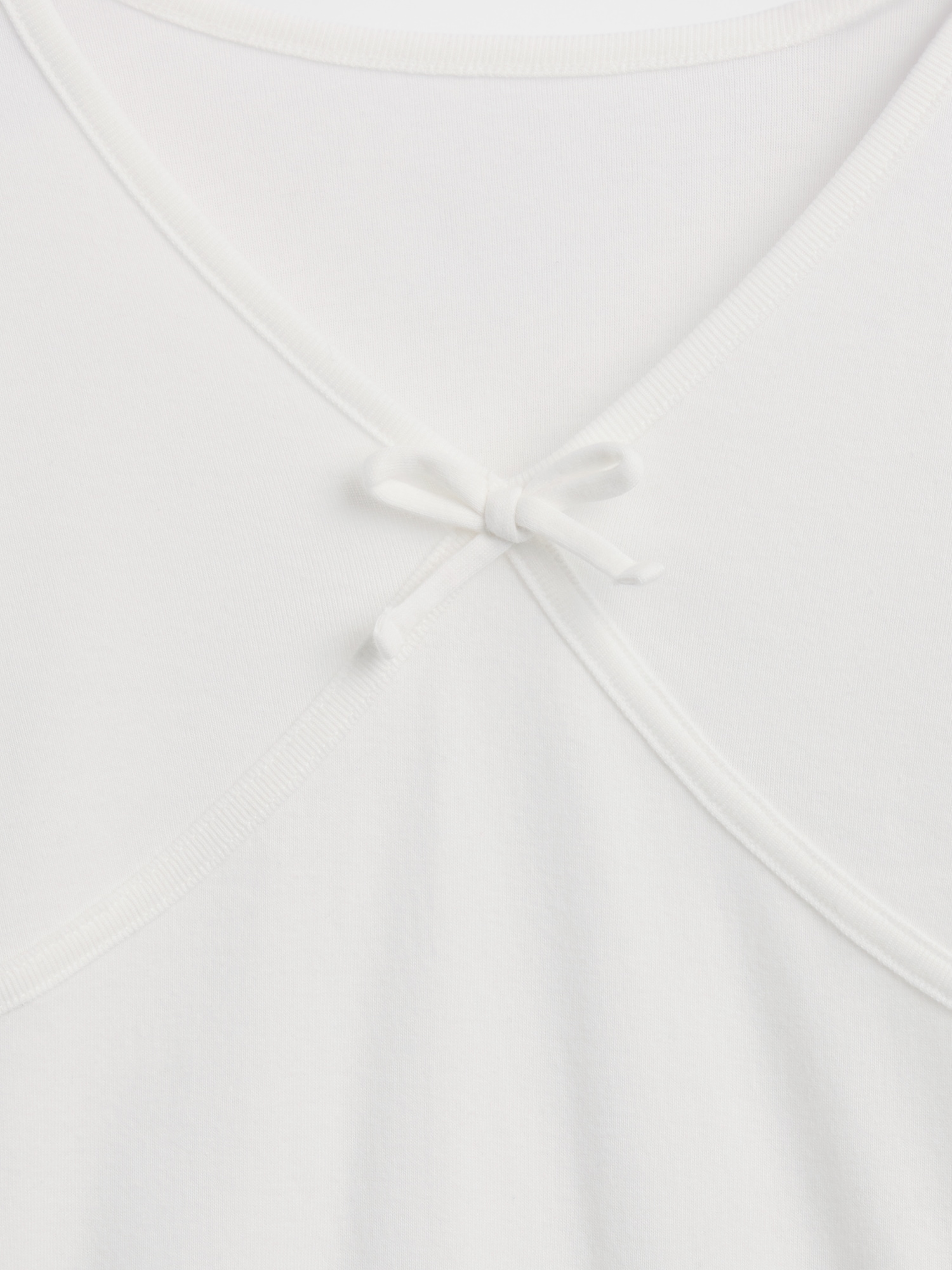 Kids Cross Front Bow T-Shirt
