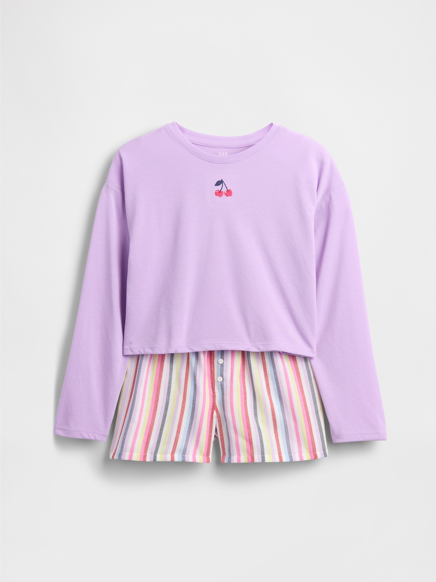 Kids Recycled PJ Short Set