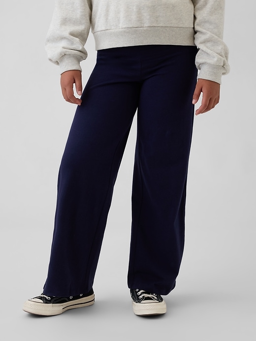 Image number 3 showing, Kids Wide-Leg Foldover Leggings