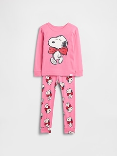 Baby & Toddler Snoopy Organic Brushed Cotton PJ Set