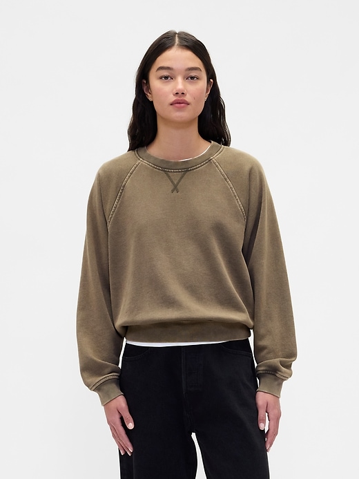 Image number 1 showing, Heavyweight French Terry Raglan Sweatshirt