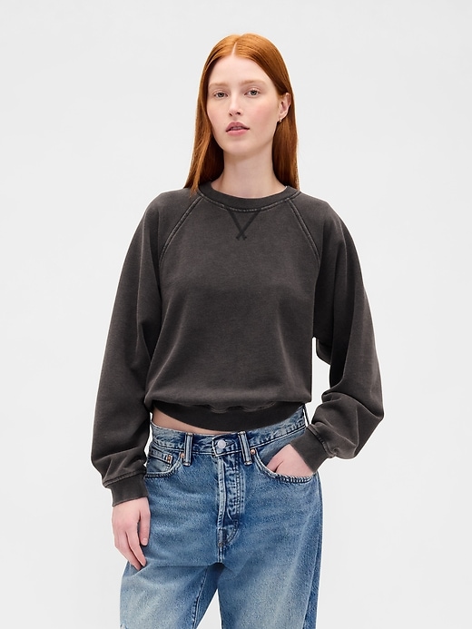 Image number 1 showing, Heavyweight French Terry Raglan Sweatshirt