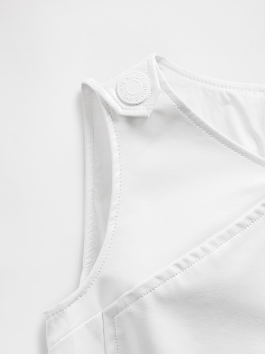 Image number 5 showing, GapStudio Vegan Patent Leather Mini Dress