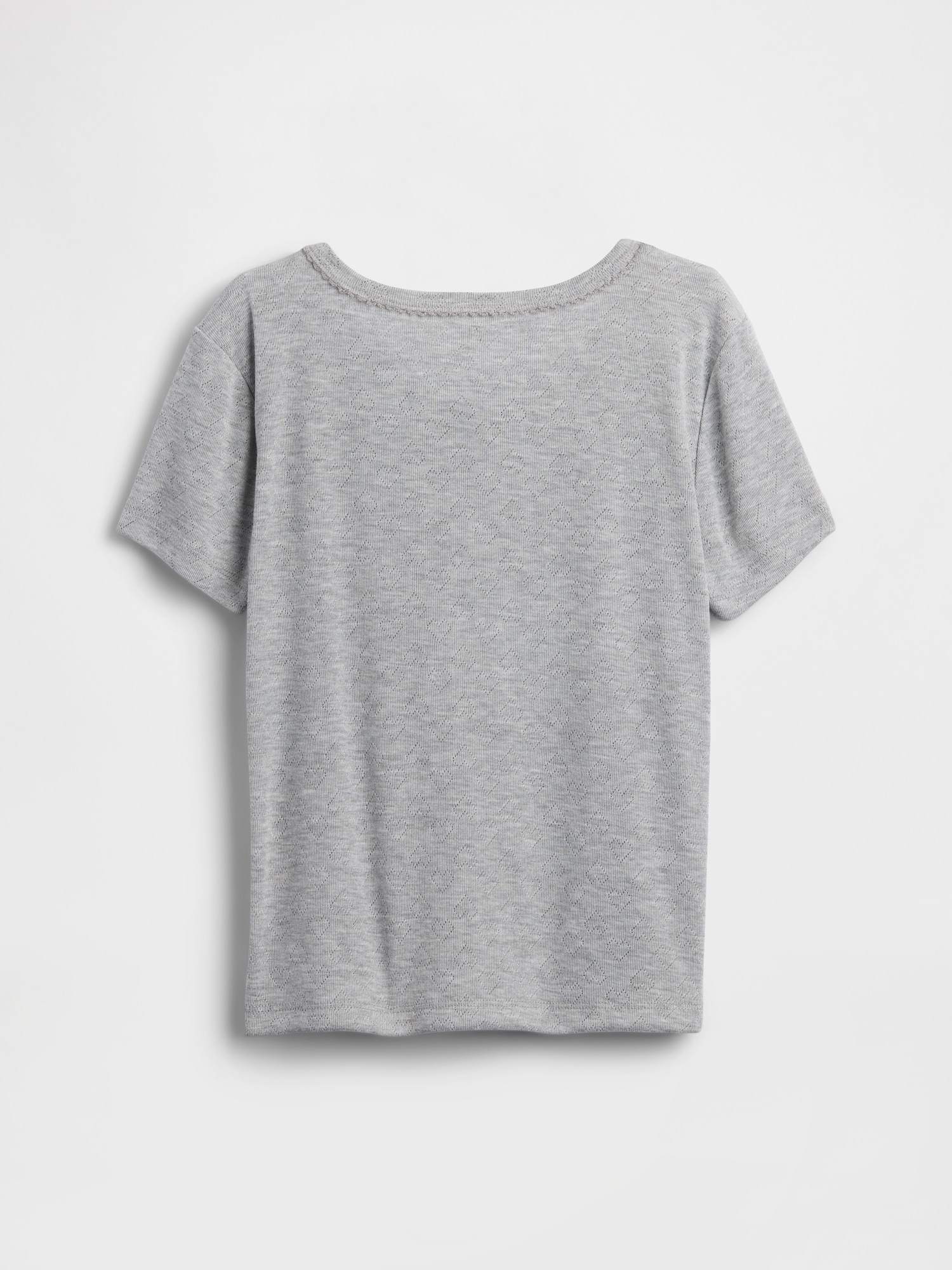 Kids Recycled Pointelle PJ T-Shirt