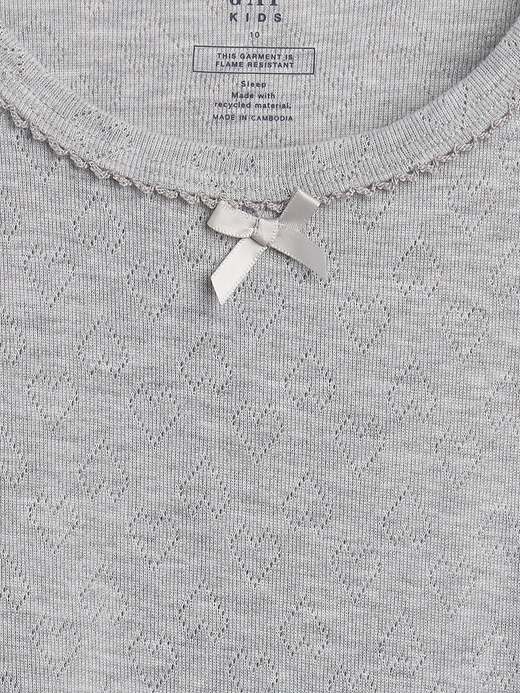 Kids Recycled Pointelle PJ T-Shirt