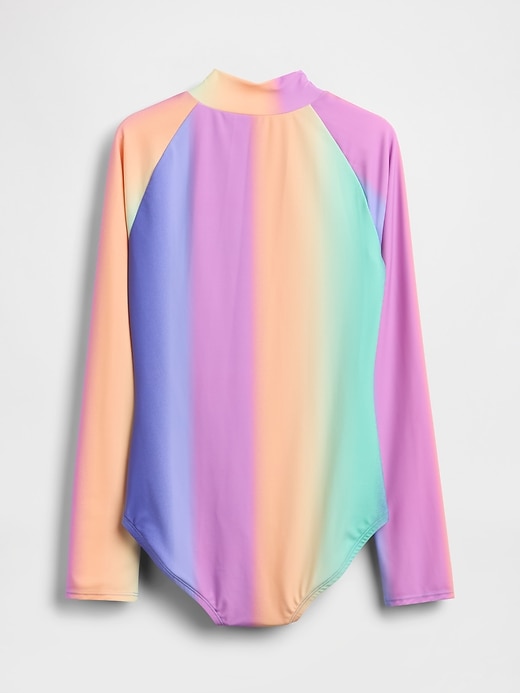 Image number 2 showing, Kids Rash Guard One-Piece Swimsuit