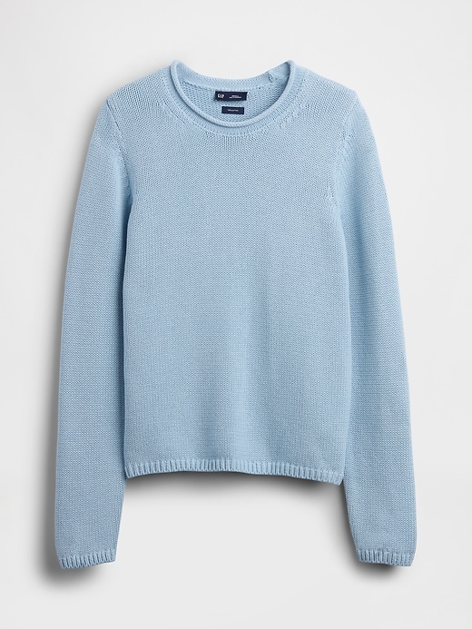 Image number 3 showing, 100% Cotton Rollneck Sweater