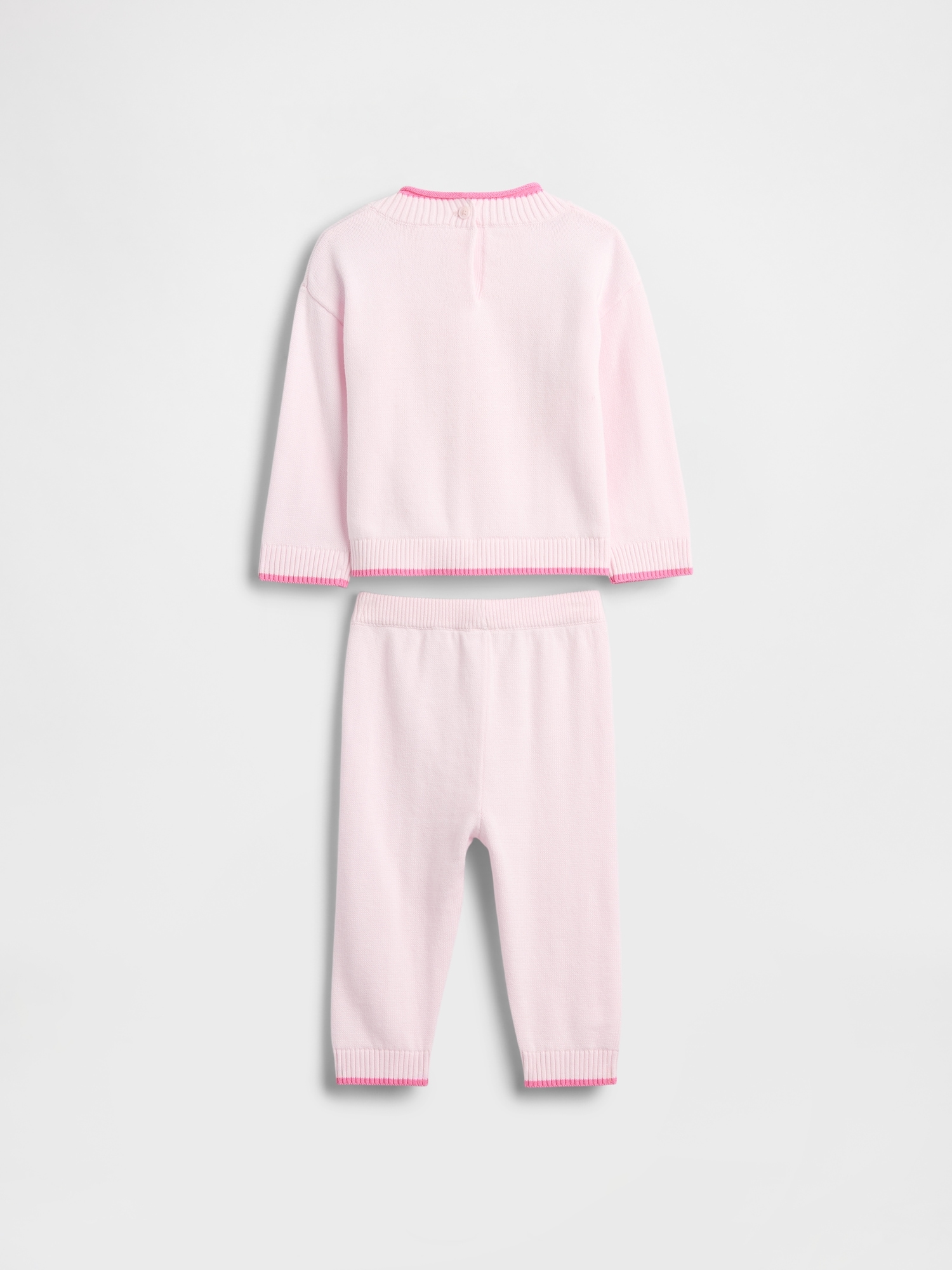 Baby Heart Sweater Set