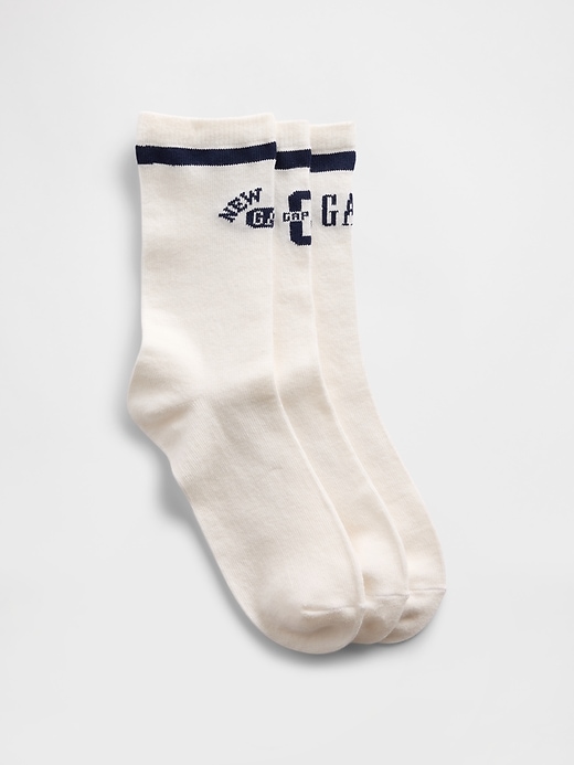 Image number 1 showing, Kids Logo Crew Socks (3-Pack)