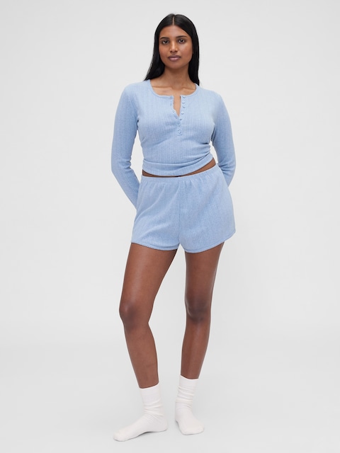 Gap × Summer Fridays Pointelle PJ Shorts