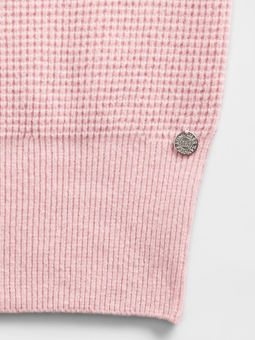 Image number 5 showing, Gap × Summer Fridays CashSoft Waffle Crop Hoodie