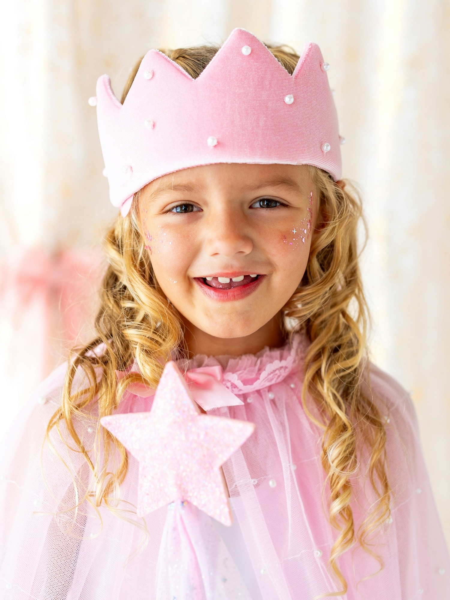 Детские платья Gap Sweet Wink Pearl Princess Dress Up Kit, цвет: Розовый — фото 2