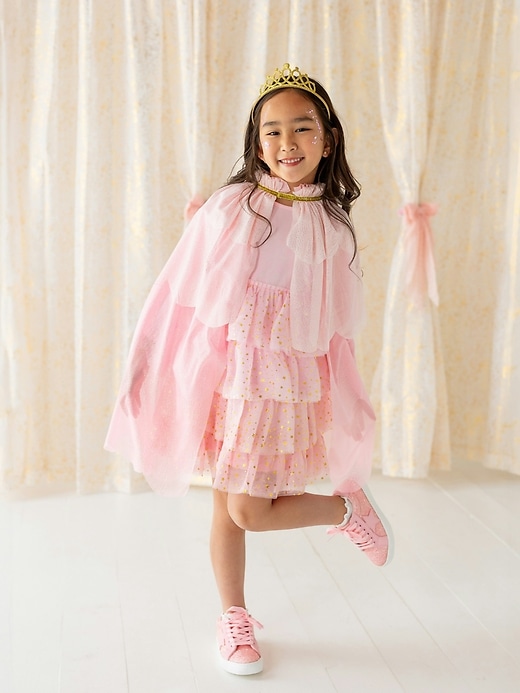 Image number 2 showing, Sweet Wink Pink Princess Tiered Cape
