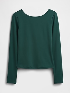 GapFit Smooth Boatneck T-Shirt