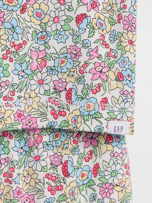 Image number 3 showing, Kids Organic Brushed Cotton PJ Short Set