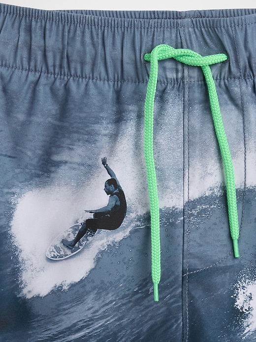 Image number 3 showing, Kids 5" Recycled Swim Trunks
