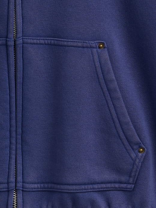 Image number 5 showing, Kids VintageSoft Relaxed Zip Hoodie