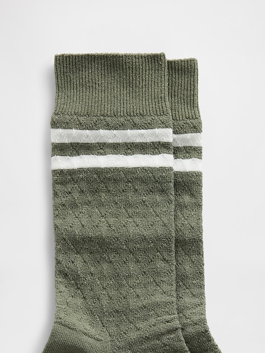 Image number 2 showing, Argyle Varsity Crew Socks