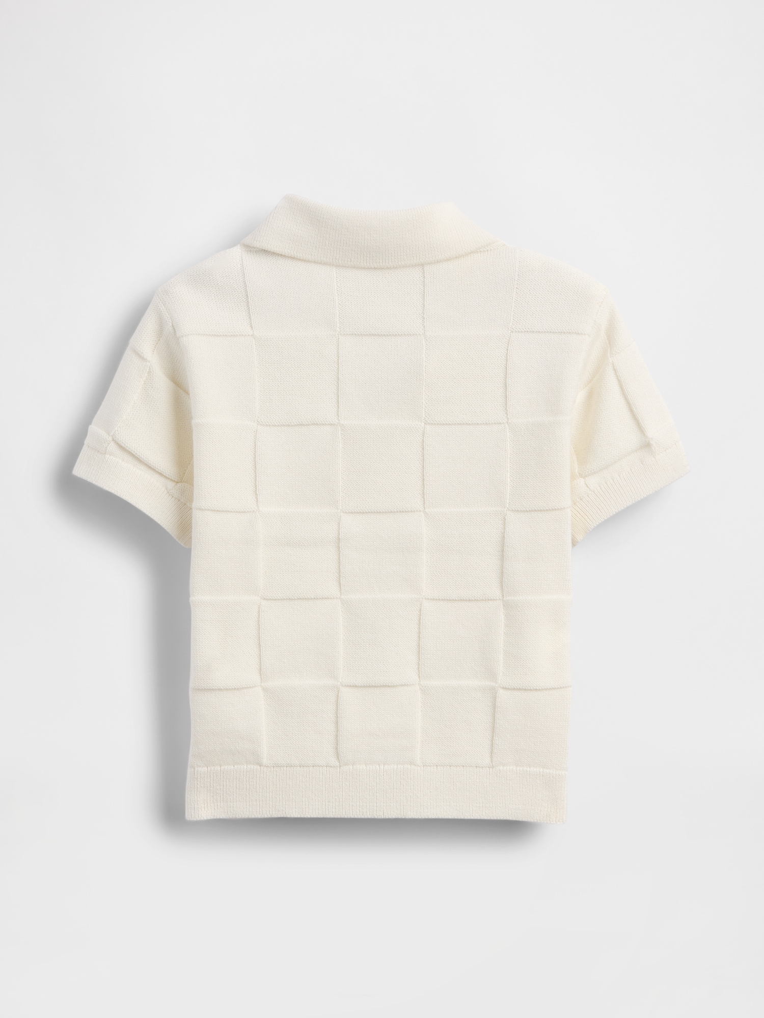 Baby & Toddler Johnny-Collar Checkered Sweater