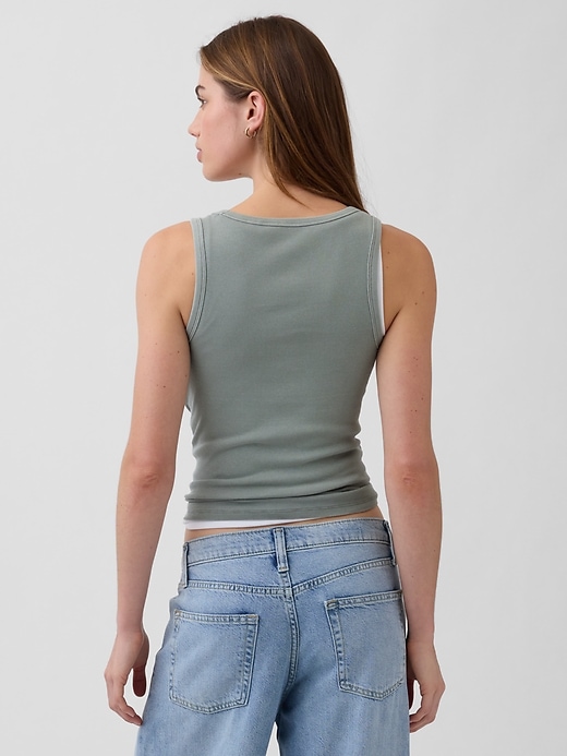 Image number 3 showing, Rib Scoop Tank Top