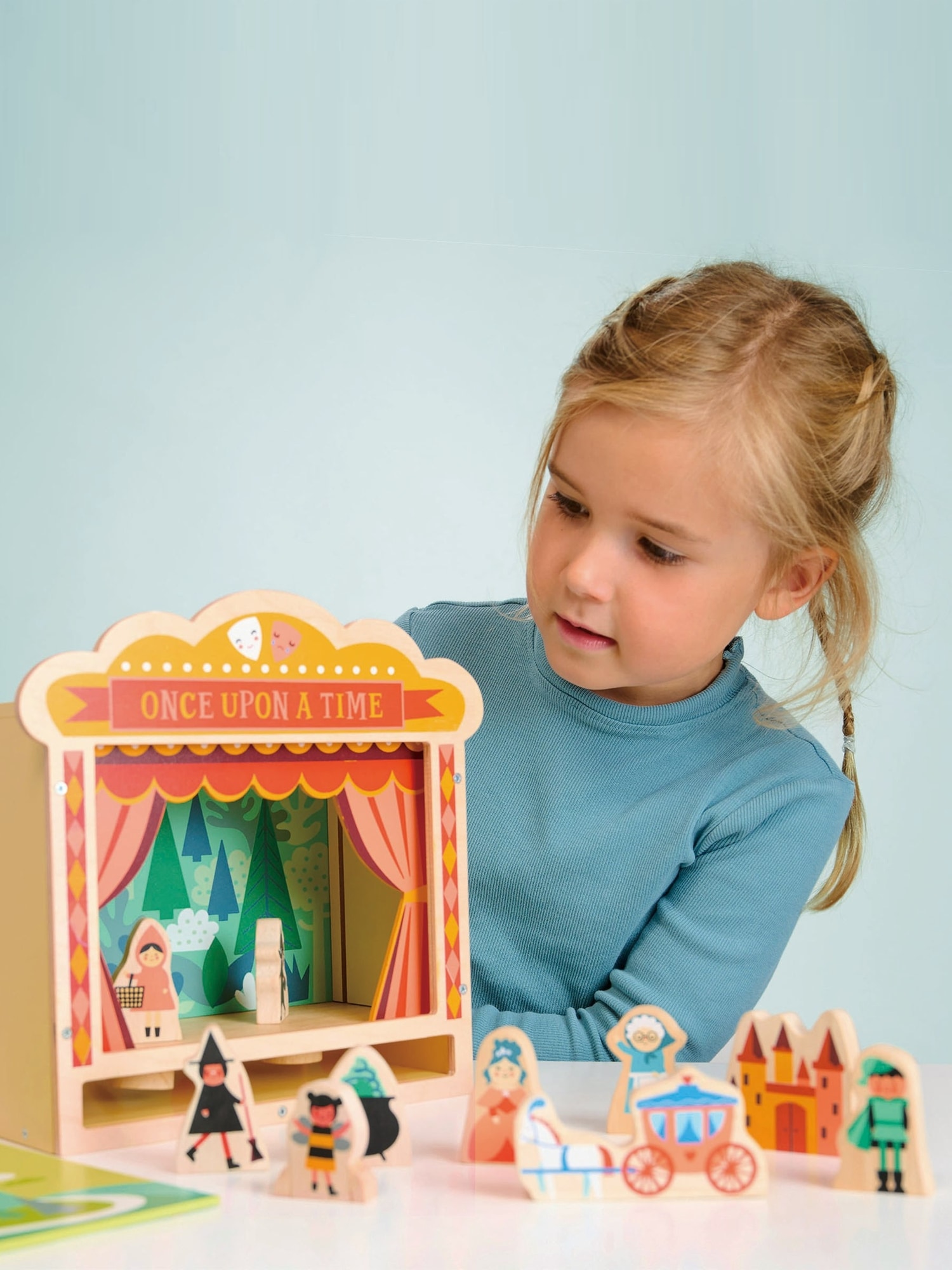 Детская игрушка Gap Wooden Tabletop Theatre Toy, цвет: Разноцветный — фото 4
