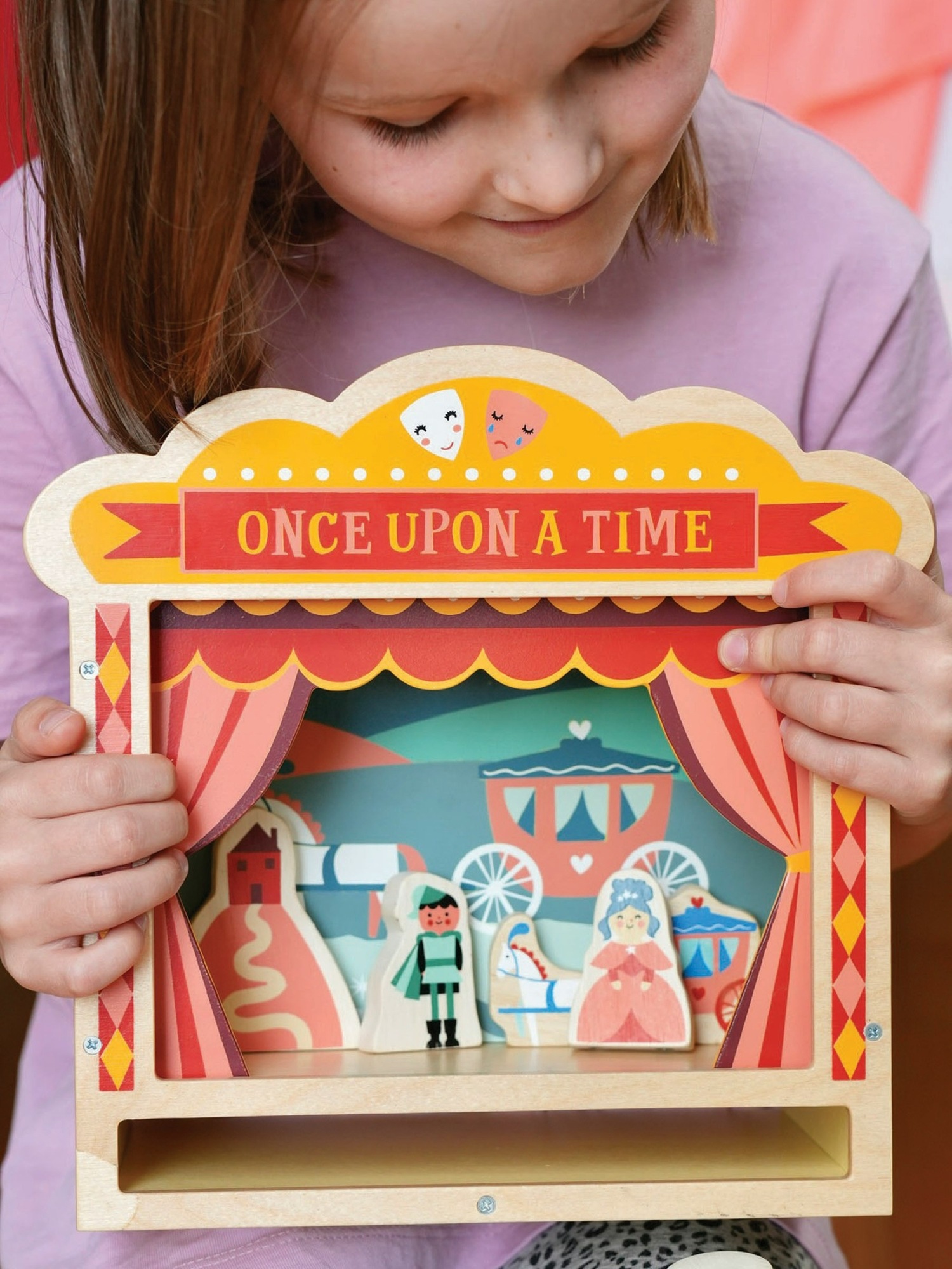 Детская игрушка Gap Wooden Tabletop Theatre Toy, цвет: Разноцветный — фото 5