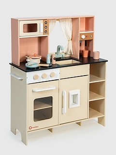Cream Play Kitchen