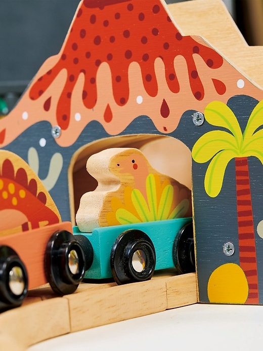 Image number 4 showing, Lost World Dinosaur Railway Set