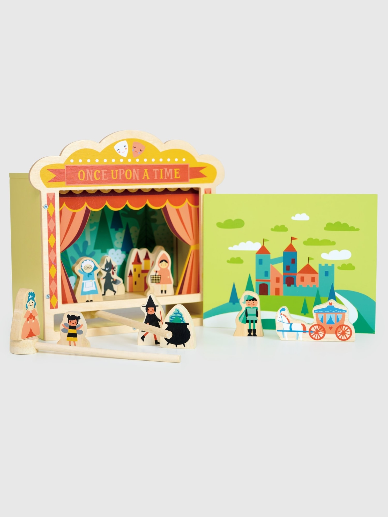 Детская игрушка Gap Wooden Tabletop Theatre Toy, цвет: Разноцветный — фото 3
