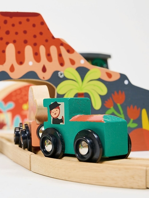 Image number 3 showing, Lost World Dinosaur Railway Set