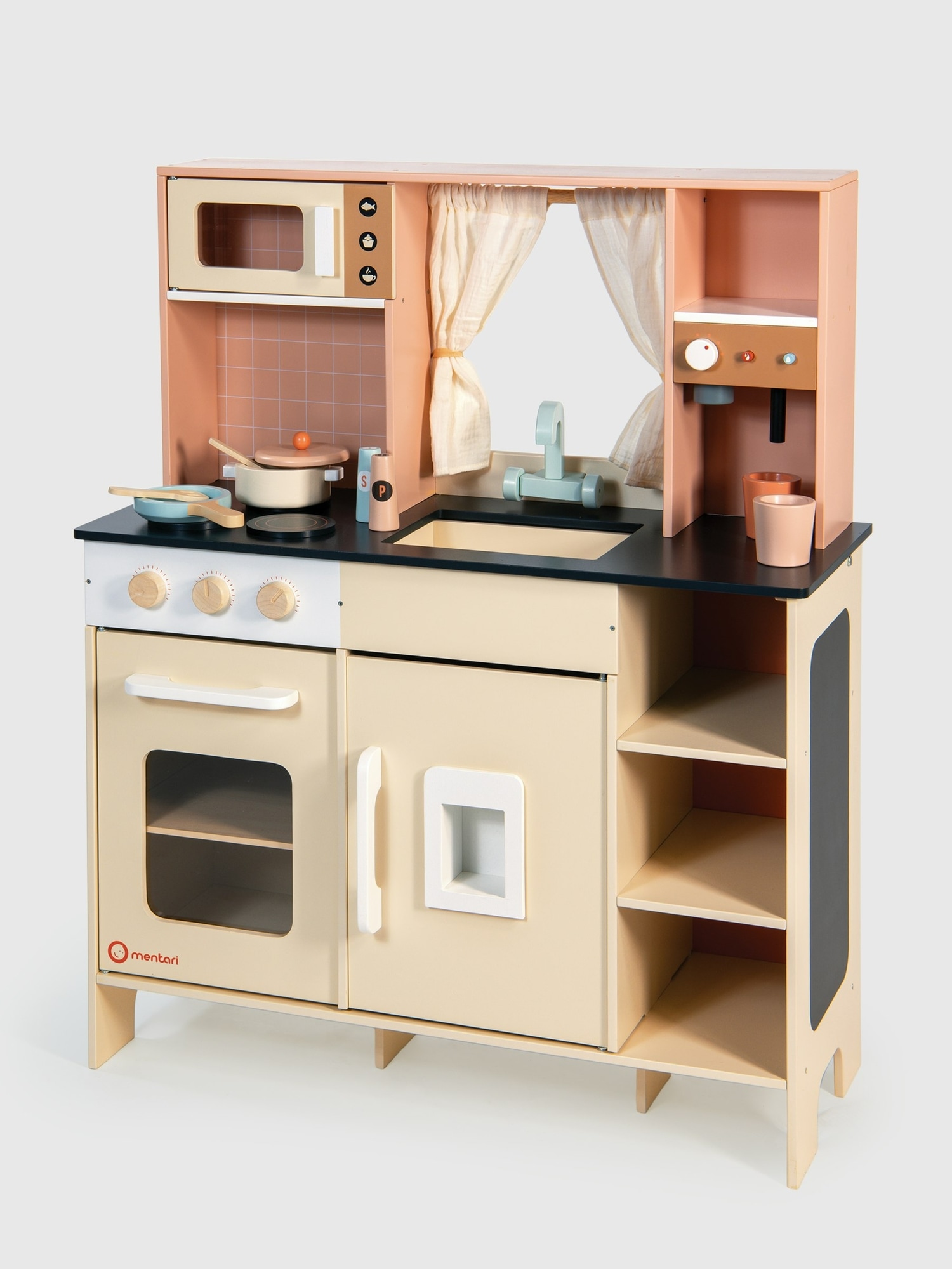 Cream Play Kitchen