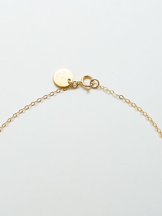 Image number 2 showing, Admiral Row Gold Crescent Moon Necklace