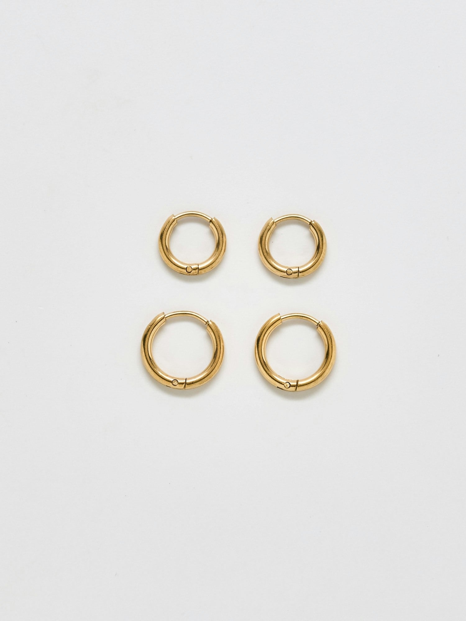 Admiral Row Mini Hoop Earrings Double Pack
