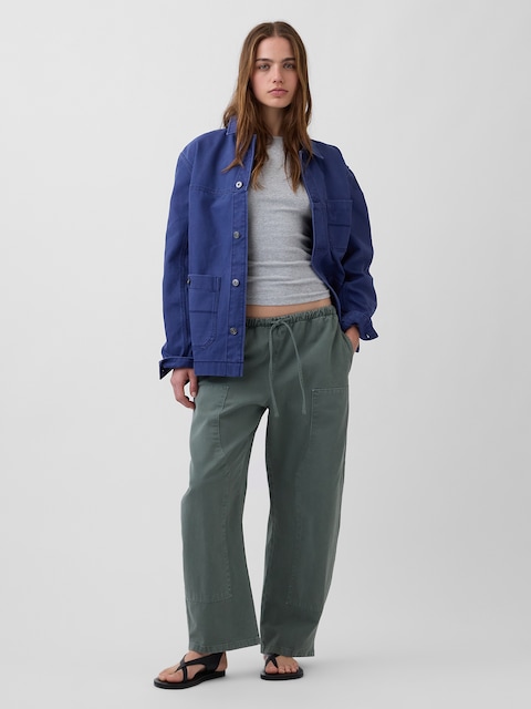 Easy Double-Knee Barrel Pants