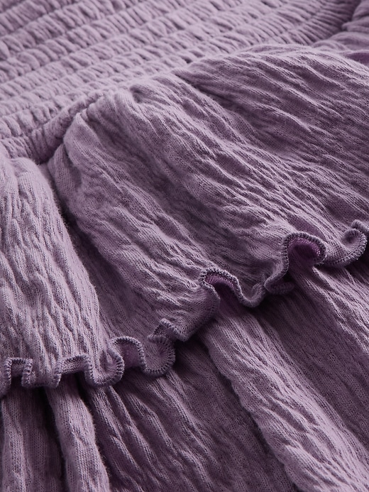 Image number 4 showing, Kids Crinkle Knit Tiered Skort