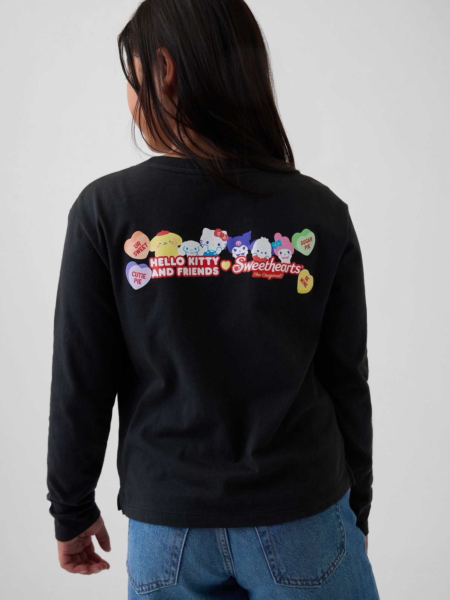 Kids Hello Kitty Oversized Graphic T-Shirt