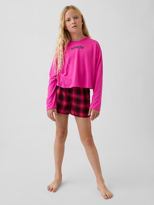 Kids Recycled PJ Short Set