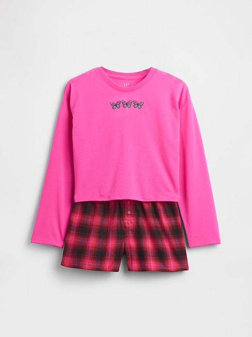 Image number 2 showing, Kids Recycled PJ Short Set