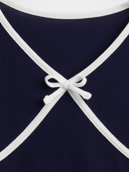 Image number 4 showing, Kids Cross Front Bow T-Shirt