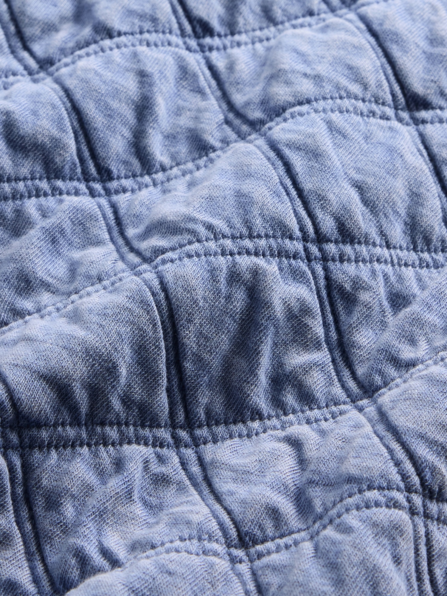 Детская куртка Gap Oversized Quilted Zip, цвет: Синий — фото 5
