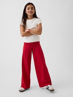 Kids Wide-Leg Foldover Leggings